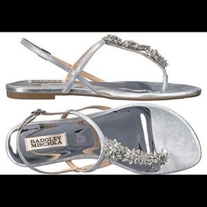 Badgely Mischka Bridal Sandals